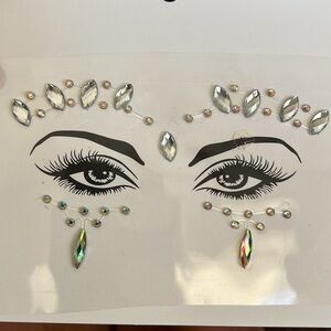 Party Joy Face & Body Art Jewels Crystals Metallic Gem Stickers Festival Rave